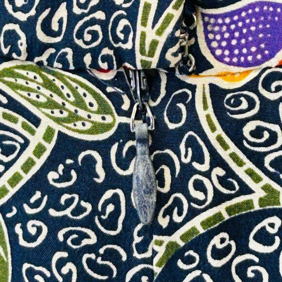 Vintage Liz Claiborne Silk Sheath Dress Size 4 Floral Print Black Red Midi - Picture 12 of 14